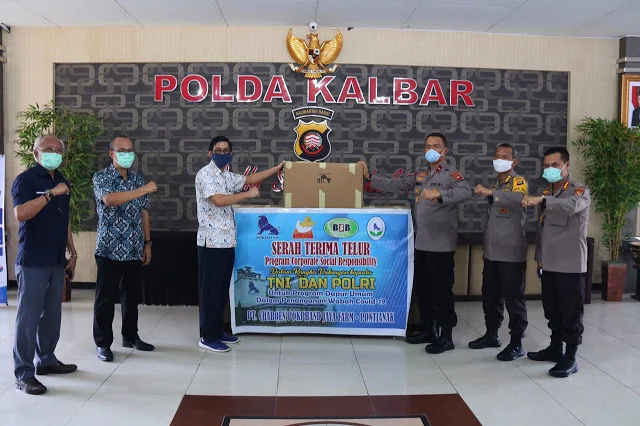 Polda Terima Bantuan dari Pengusaha