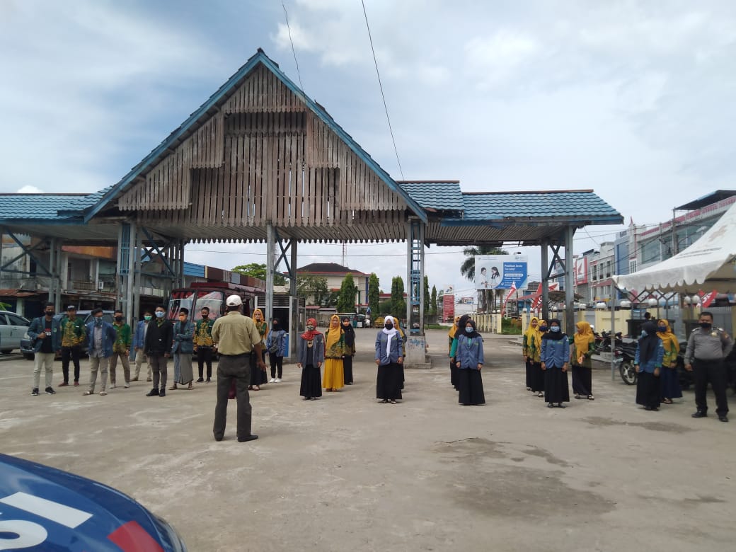 IPNU dan IPPNU Kabupaten Mempawah Bagikan 500 Masker Gratis