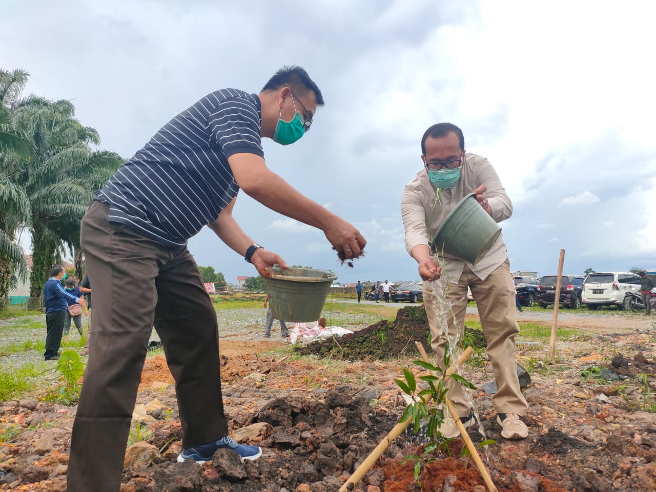 Balai Benih DPD PDI Perjuangan Kalbar Mulai Ditanami Tumbuhan