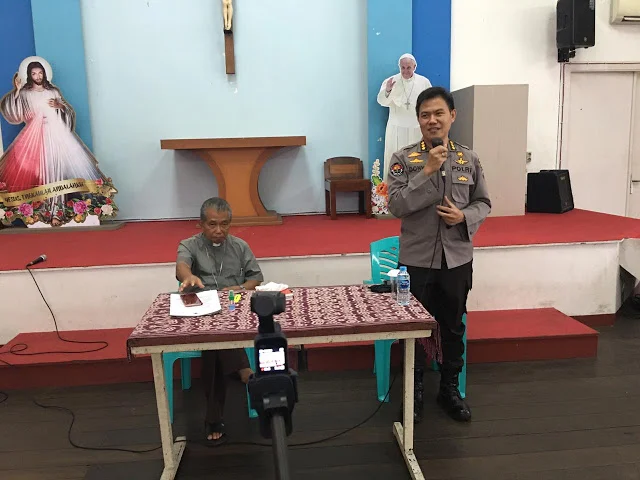 Tampak Keuskupan Agung Pontianak Diskusi Bersama Polda Kalbar (ist)