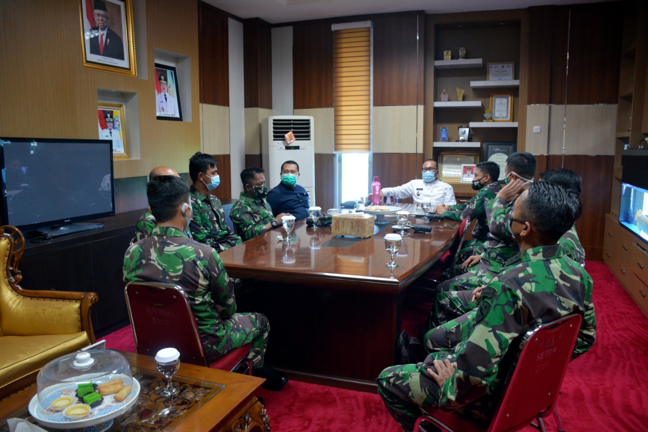 TNI AU dan Pemkab Kubu Raya Sinergi Tegakkan Disiplin Protokol Kesehatan