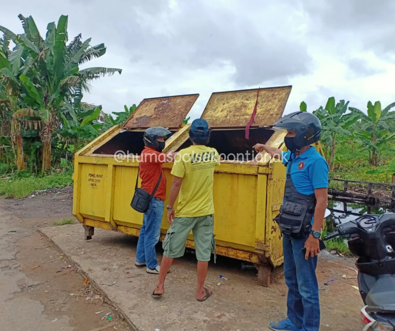 Lokasi penemuan bayi/ISTIMEWA