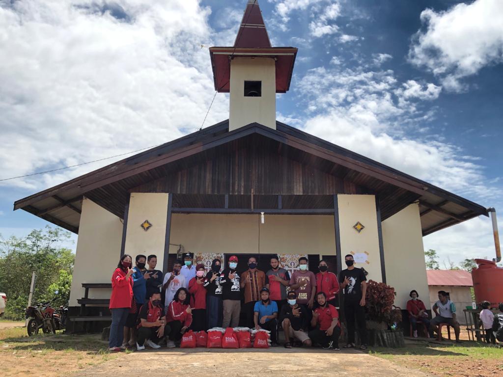 Jemaat Gereja Sampaikan Terima Kasih kepada PDI Perjuangan