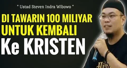 Seorang Mualaf Ditawari Rp 100 M agar Kembali ke Kristen, Warga Net Ragu/IST