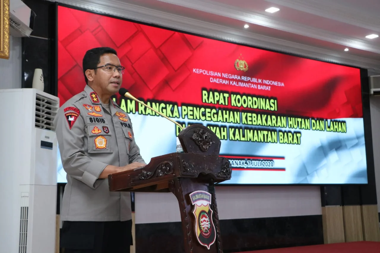 Kapolda Kalbar Buka Rakor Karhutla, Ingatkan Penanganan Tanggung Jawab Bersama