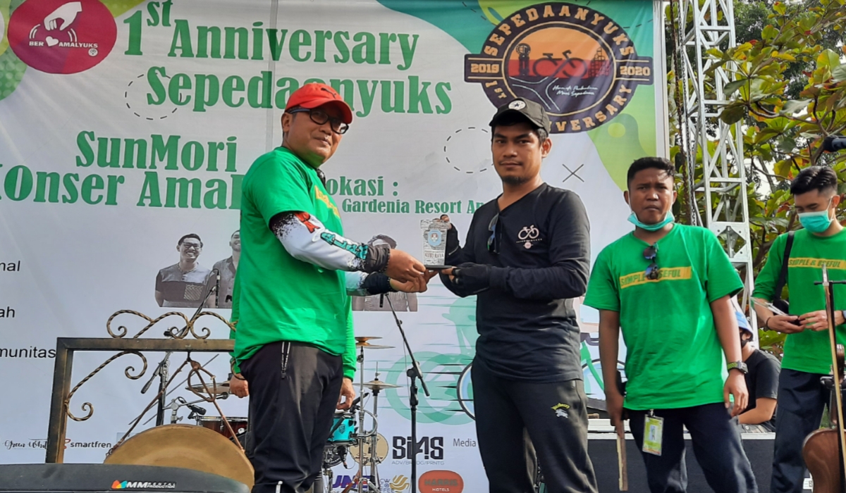 Sujiwo Hadiri HUT Komunitas Sepedaanyuks