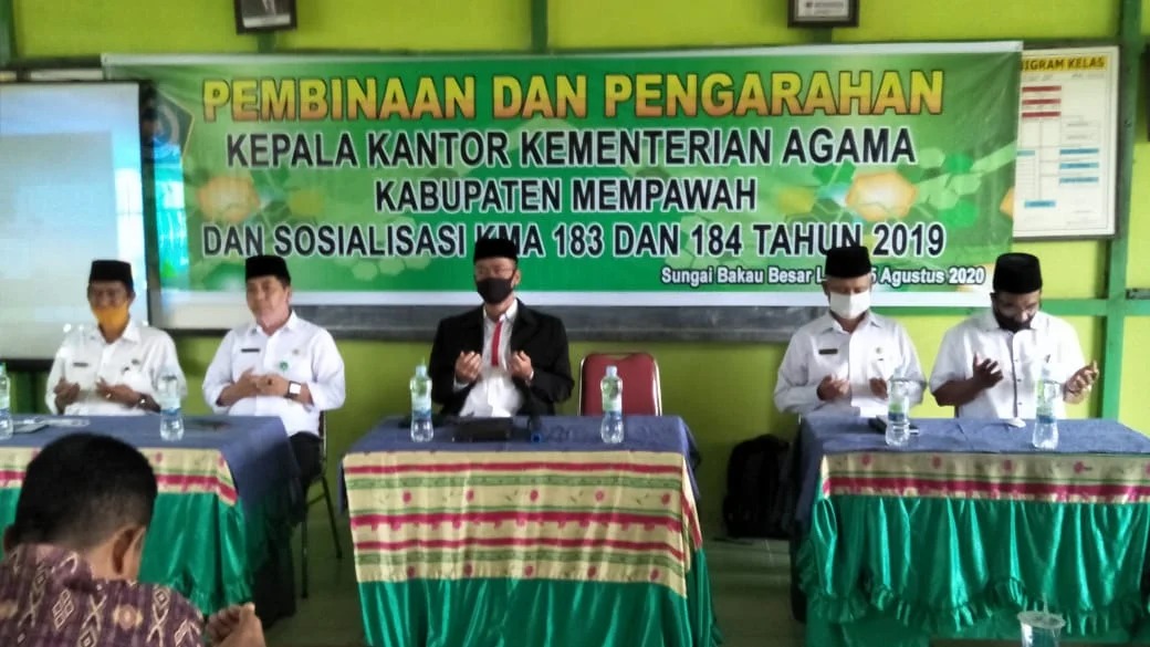 Kemenag Mempawah Lakukan Pembinaan ke Para Kepala Madrasah