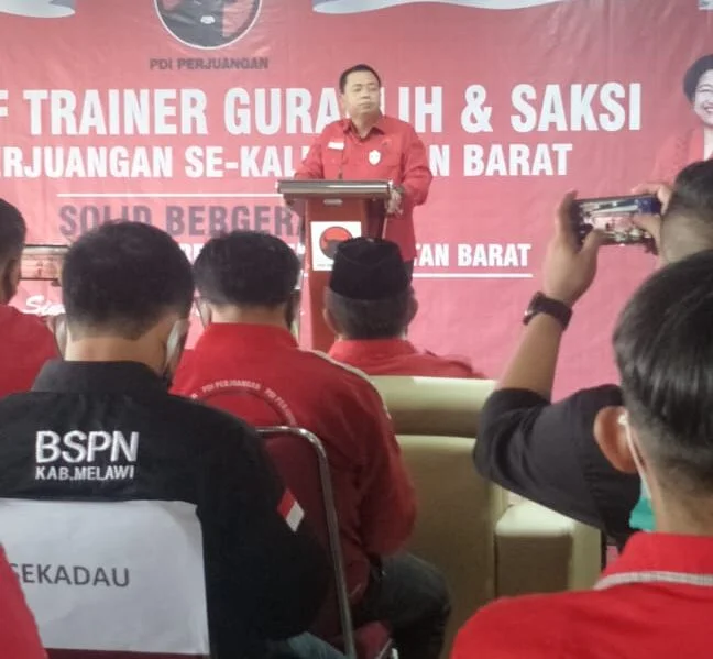 Matangkan Pemenangan Pilkada, DPD PDI Perjuangan Kalbar Gelar Pelatihan untuk BSPN/ISTIMEWA