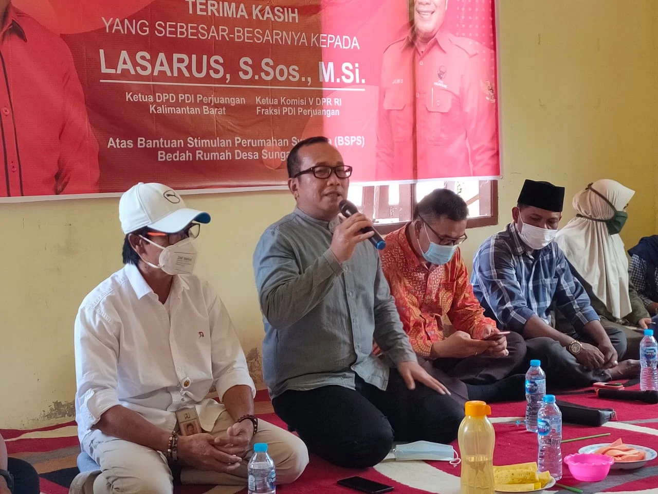 Tiga Ratus Rumah di Kubu Raya Dapat Bantuan Perbaikan, Sujiwo Apresiasi Lasarus