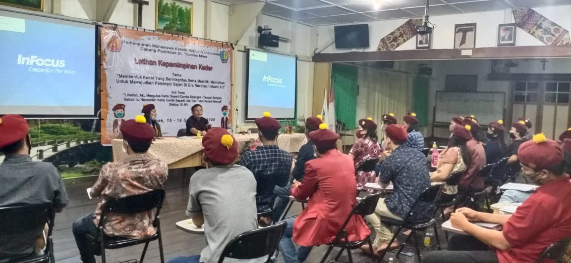 Latihan Kepemimpin Kader tahun 2020 PMKRI Cabang Pontianak Santo Thomas More