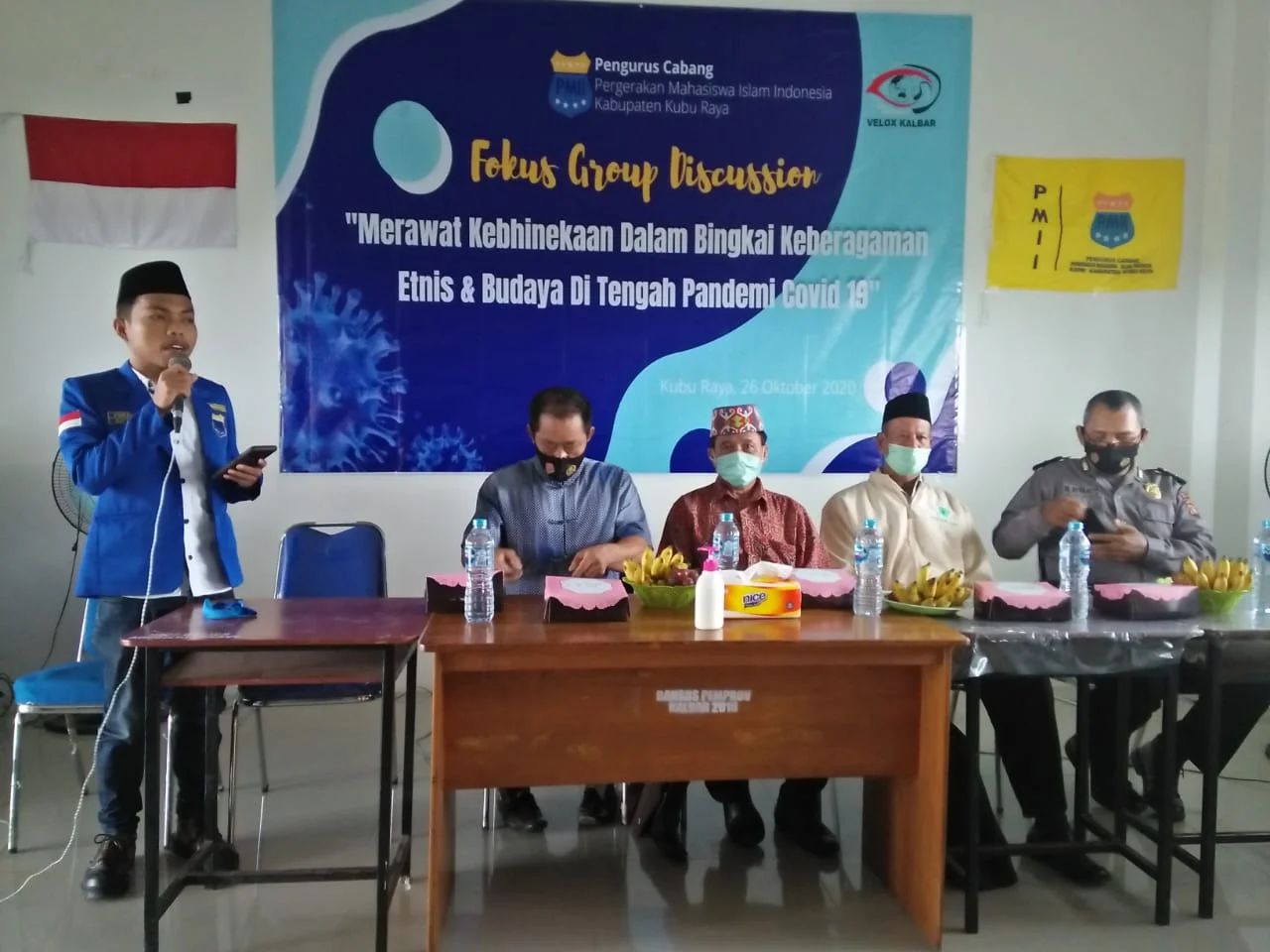 Kerjasama dengan Velox Kalbar, PMII Kubu Raya Gelar dialog Kebangsaan