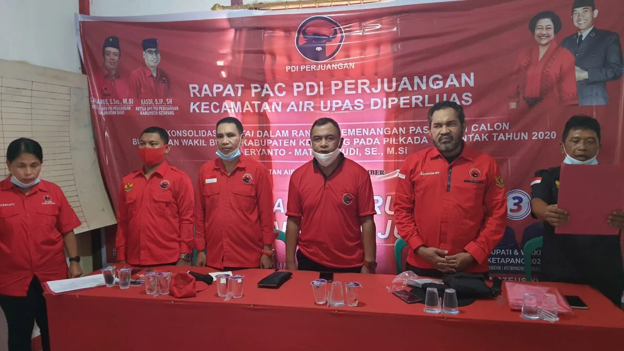 Matangkan Pemenangan Pilkada, DPC PDI Perjuangan Ketapang Gelar Konsolidasi dan Pelatihan Saksi