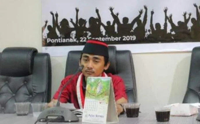 Wakil Bidang ideologi GMNI komisariat Fisip Untan, Mathias C.T