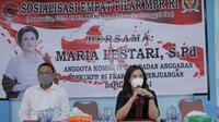 Maria lestari Sosialisasikan 4 Pilar MPR RI di Bengkayang, Ini Pesannya ke Masyarakat