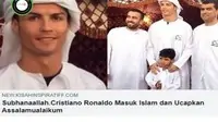 Cristiano Ronaldo Masuk Islam pada 8 Desember 2020? Cek Faktanya