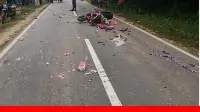 Insiden tabrakan antar sepeda motor tepatnya terjadi di Desa Labang, Kecamatan Belimbing, Sabtu 16 Januari 2021.