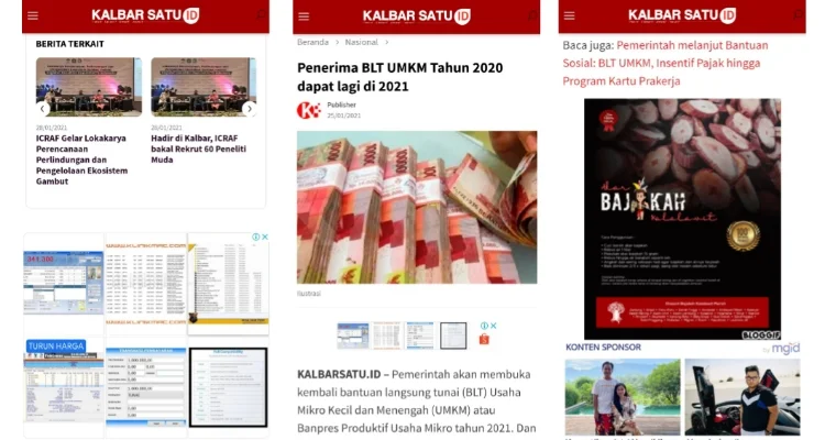 Pasang Iklan di Kalbar Satu