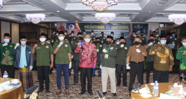 Gubernur Kalbar Barat, Sutarmidji hadiri pelantikan dan Rakerwil PW-PC SNNU Se-Kalbar, di Hotel Mahkota, Sabtu 13 Februari 2021 malam.