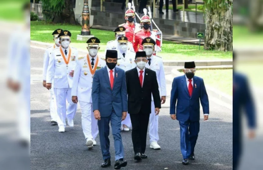 Tiga Gubernur dan Wagub Resmi Dilantik oleh Presidrn Jokowi.