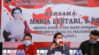 Maria Lestari Sosialisasikan Empat Pilar Kebangsaan ke DPC PDI Perjuangan Kabupaten Landak