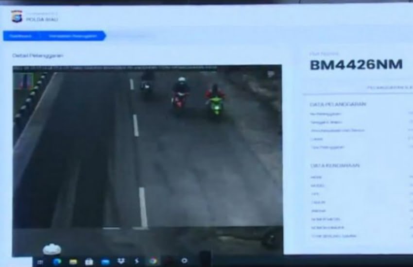 Tanggal 28 April 2021 Polresta Pontianak berlakukan tilang elektronik