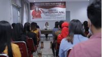 Maria Lestari Sosialisasi 4 Pilar Kebangsaan bersama GMNI dan PMKRI Pontianak