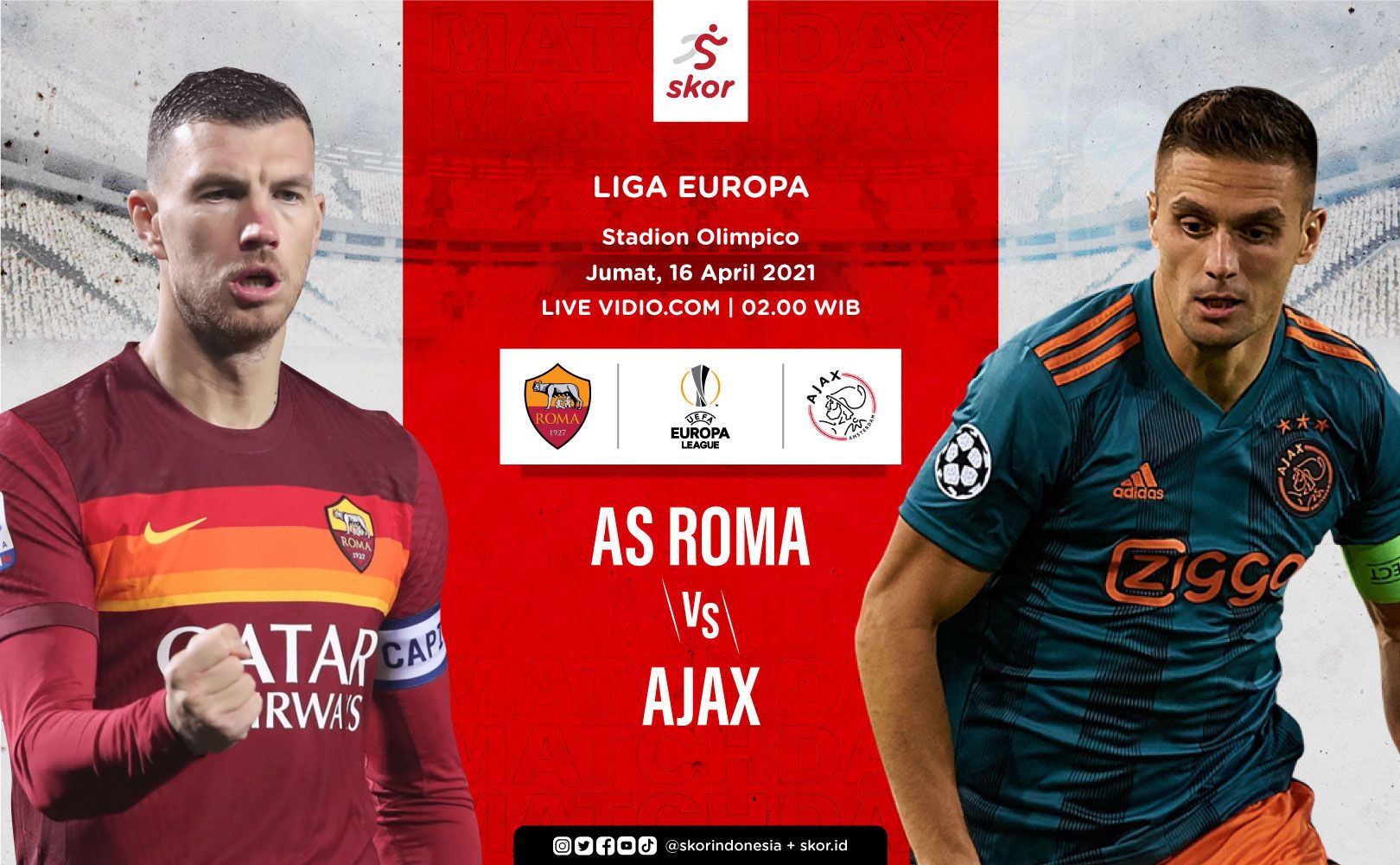 PREDIKSI Susunan Pemain AS Roma Vs Ajax Liga Europa 2021 ...
