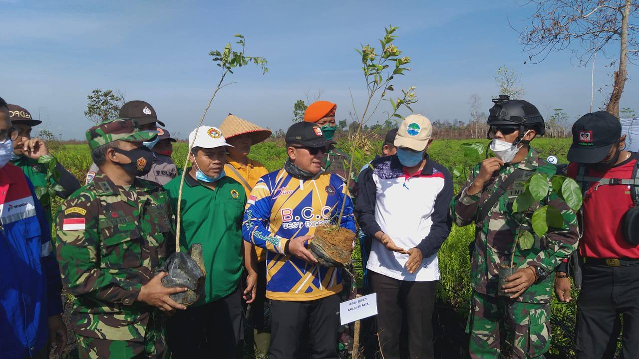 Inisiasi Gerakan Penghijauan di Hutan Kota, Wabup Sujiwo Puji LDII