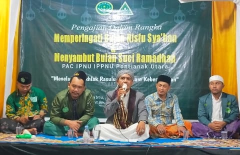 Pimpinan Anak Cabang (PAC) IPNU-IPPNU Pontianak Utara gelar pengajian dalam rangka memperingati bulan Nifsu Sya'ban sekaligus menyambut Bulan Suci Ramadhan.