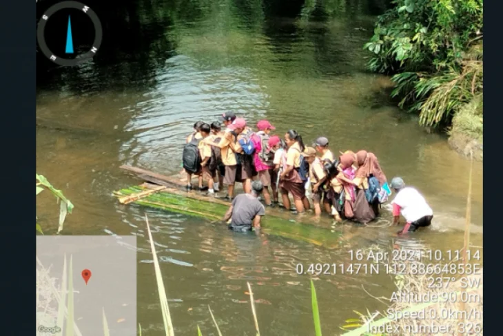 Dinas Cipta Karya Kapuas Hulu Bakal Tinjau Jembatan Putus di Suka Maju