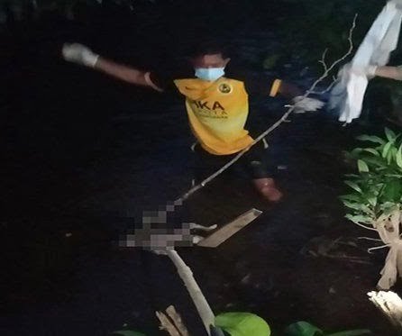 Jasad Bayi Ditemukan Mengambang di Parit