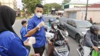 KNPI Kota Pontianak Berbagi Masker dan Takjil