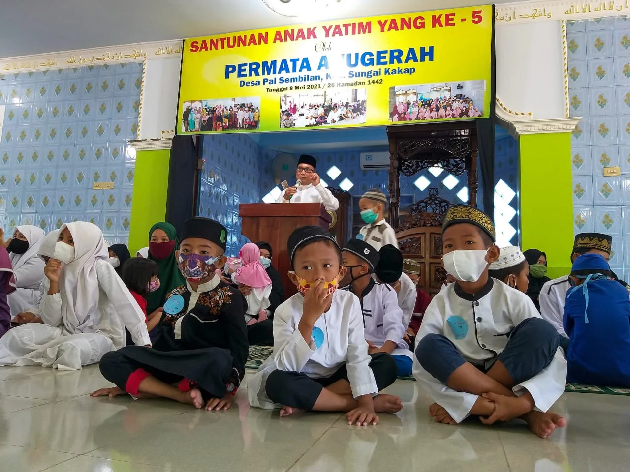 Himpun Dana Ratusan Juta untuk Santuni Anak Yatim, Wabup Sujiwo Apresiasi Permata Anugerah