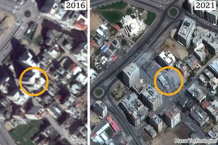 Konflik Israel Vs Palestina, Peneliti Soroti Kenapa Gaza tampak Kabur di Google Maps (Kompas.com)