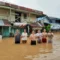 Sebanyak 80 Rumah Warga di Perbatsan Indonesia-Malaysia terdampak banjir