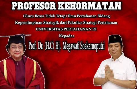 Lasarus Beri Selamat ke Megawati atas Gelar Profesor Kehormatan