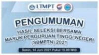 LINK Pengumuman SBMPTN 2021: pengumuman-sbmptn.ltmpt.ac.id