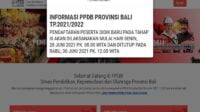 Cara Daftar Online PPDB Bali 2021 Tahap 3 SMA dan SMK Klik Link Bali.siap-ppdb.com