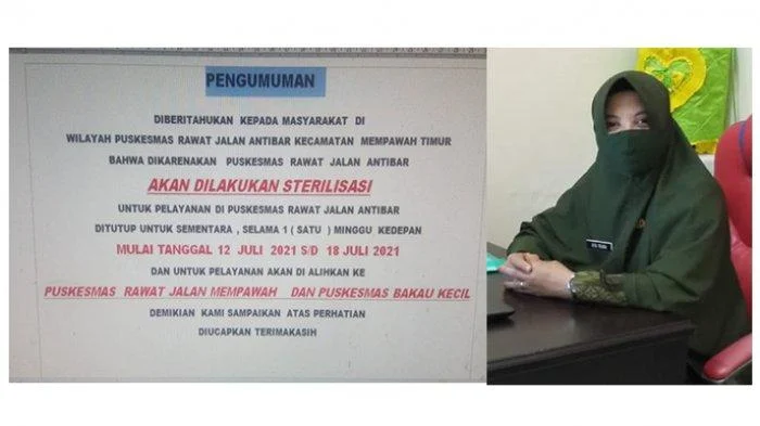 Tenaga Rawat Terkonfirmasi Covid-19, Puskesmas Antibar Tutup Pelayanan