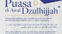 Jadwal puasa Dzulhijjah Tarwiyah dan Arafah 1442 Hijriyah