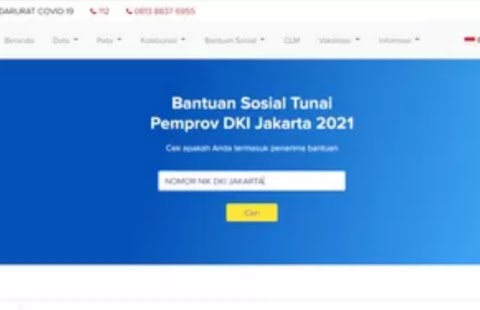 Link Corona.jakarta.go.id, Cek Daftar Penerima Bansos BST Rp600.000 untuk Warga DKI Cair Juli 2021