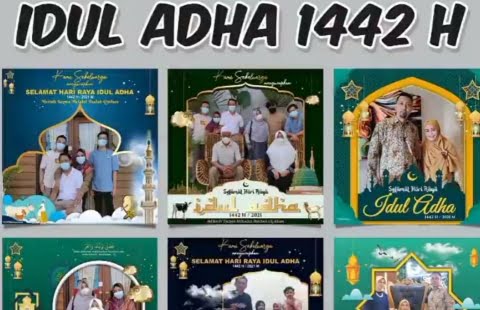 LINK Twibbon Idul Adha 2021 GRATIS, Klik Gambar Twibbon