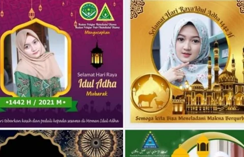 VIRAL- Twibbon Gratis Idul Adha 2021 Lucu dan Keren Cocok Untuk Foto Cewek Cowok