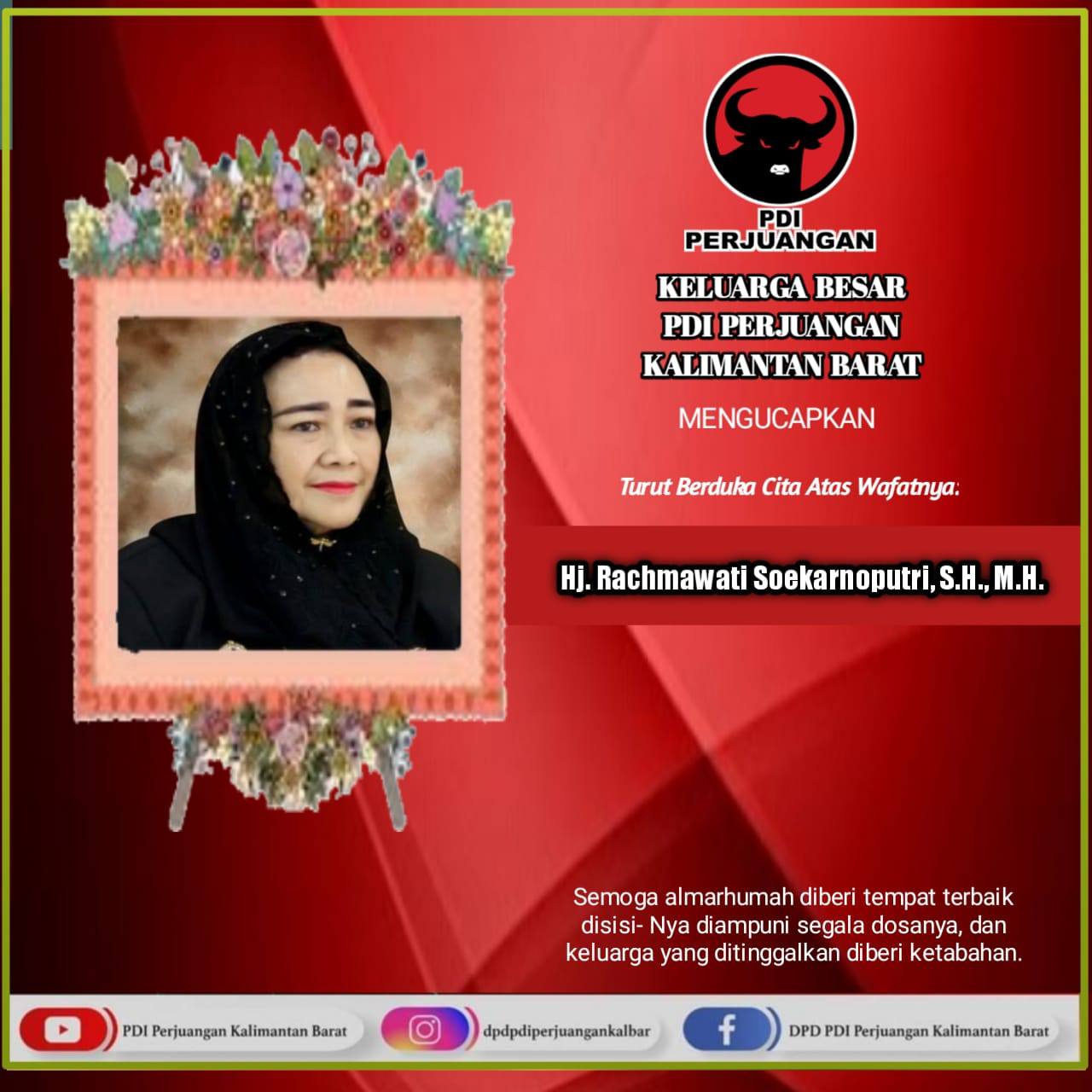 Lasarus Berduka atas Wafatnya Rachmawati Soekarnoputri