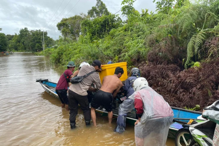 Banjir di Kapuas Hulu Merendam Enam Kecamatan