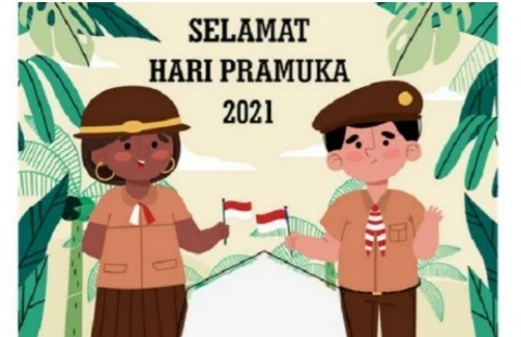 LINK Twibbon Hari Pramuka 2021, Keren Jadi Status di Media Sosial ﻿