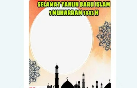 Link Twibbon Kartu Ucapan Tahun Baru Islam 2021 Link Twibbon 1 Muharram 1443 H Keren