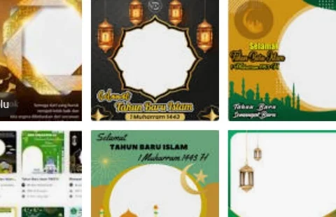 GAMBAR Dan TWIBBON Tahun Baru Islam 2021 Versi KEMENAG 1443 Hijriyah