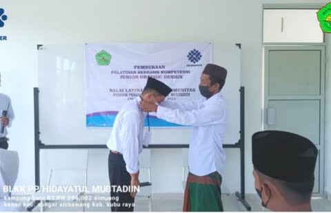 Ponpes Hidayatul Mubtadiin Gelar Latihan Berbasis Komputer Kompetensi