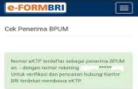 Login Link eform bri co id/bpum atau banpresbpum.id, Cek Penerima BLT UMKM Rp 1,2 Juta